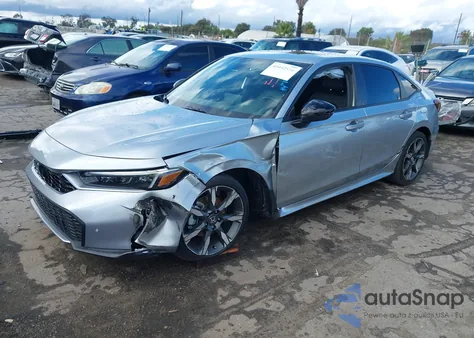 2025 Honda Civic Hybrid Sport/Sport Touring from USA, damaged, VIN 2HGFE4F82SH314894